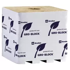 Grodan Improved Hugo, 6Inches x 6Inches x 6Inches, 512 blocks loose on pallet